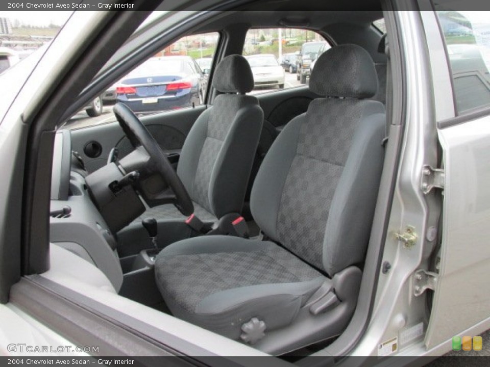 Gray Interior Front Seat for the 2004 Chevrolet Aveo Sedan #79893300