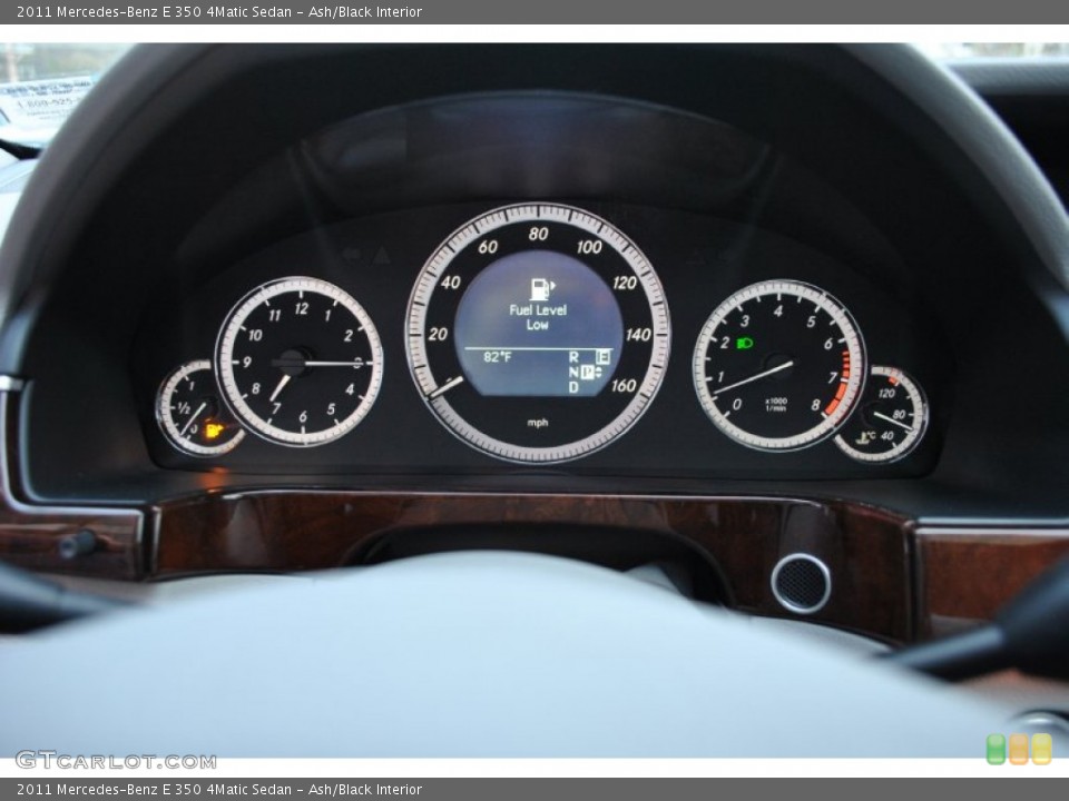 Ash/Black Interior Gauges for the 2011 Mercedes-Benz E 350 4Matic Sedan #79894300