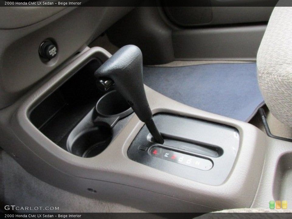 Beige Interior Transmission for the 2000 Honda Civic LX Sedan #79895064