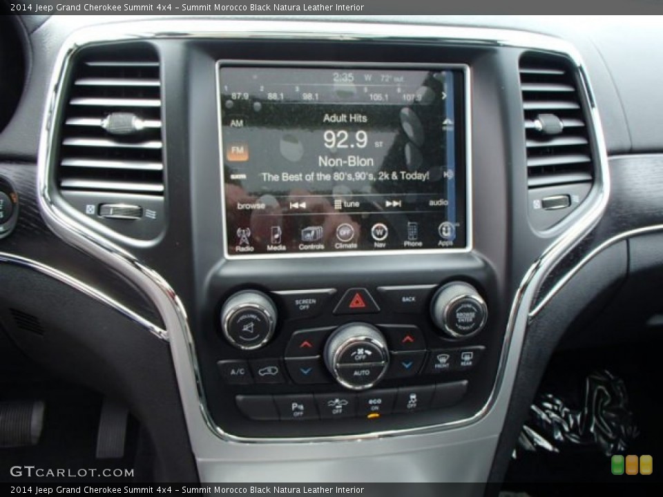 Summit Morocco Black Natura Leather Interior Controls for the 2014 Jeep Grand Cherokee Summit 4x4 #79897761