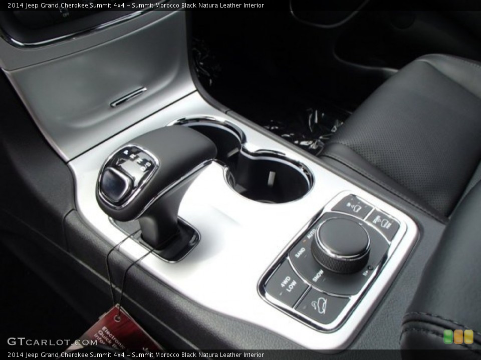 Summit Morocco Black Natura Leather Interior Transmission for the 2014 Jeep Grand Cherokee Summit 4x4 #79897779