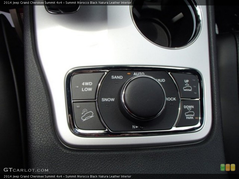 Summit Morocco Black Natura Leather Interior Controls for the 2014 Jeep Grand Cherokee Summit 4x4 #79897793