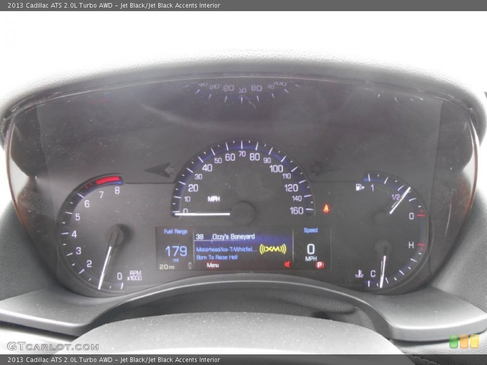 Jet Black/Jet Black Accents Interior Gauges for the 2013 Cadillac ATS 2.0L Turbo AWD #79898070