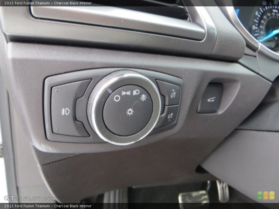 Charcoal Black Interior Controls for the 2013 Ford Fusion Titanium #79898631