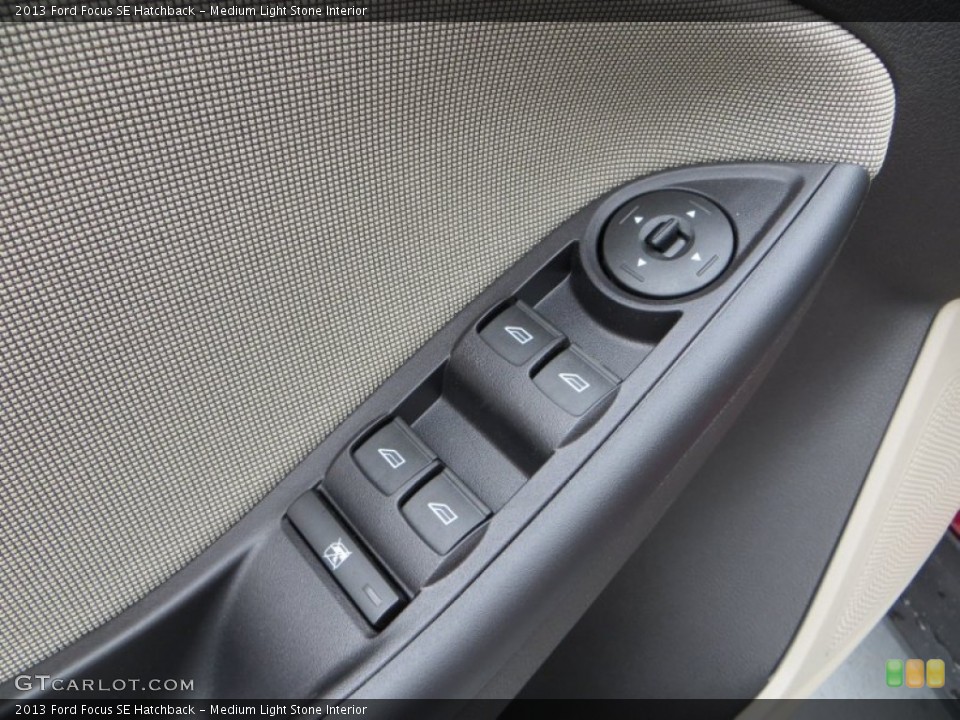 Medium Light Stone Interior Controls for the 2013 Ford Focus SE Hatchback #79899143