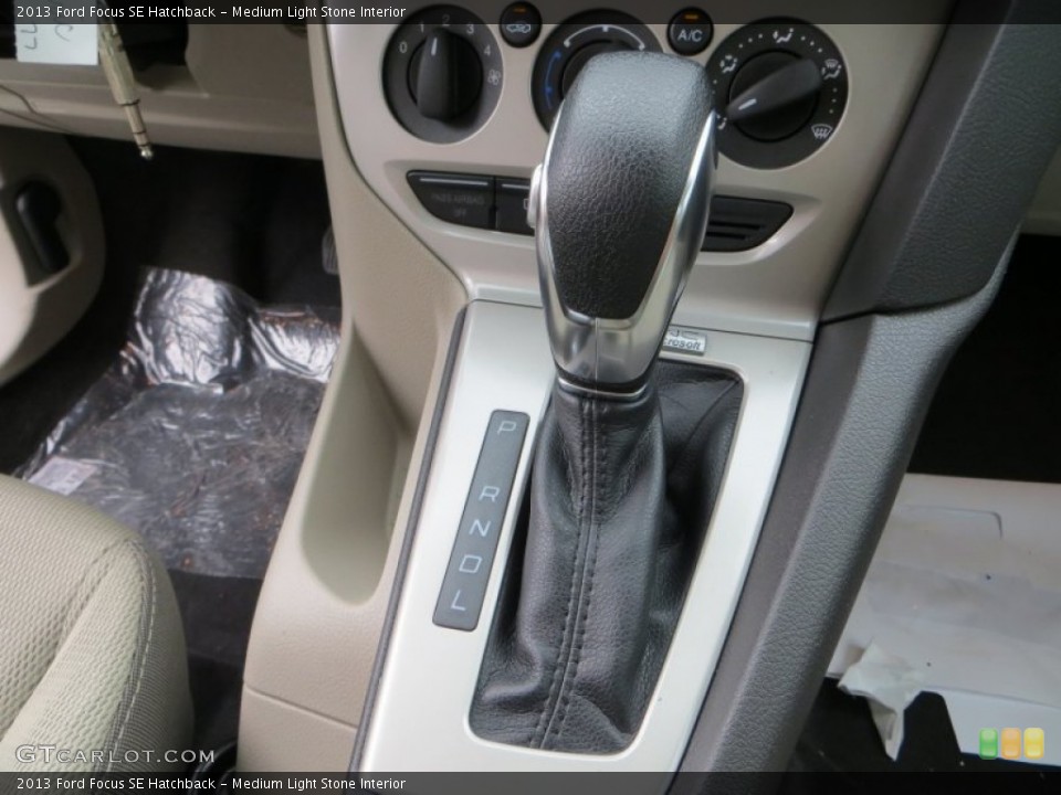 Medium Light Stone Interior Transmission for the 2013 Ford Focus SE Hatchback #79899264