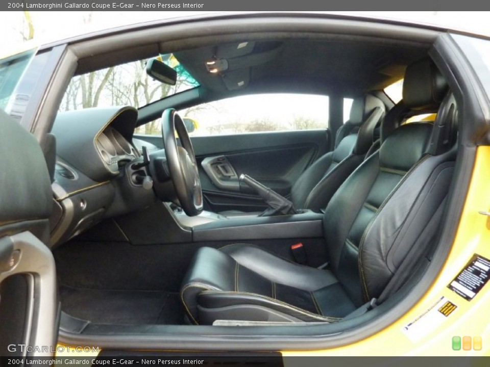 Nero Perseus Interior Photo for the 2004 Lamborghini Gallardo Coupe E-Gear #79899332