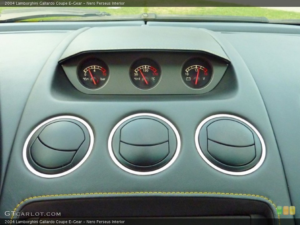 Nero Perseus Interior Gauges for the 2004 Lamborghini Gallardo Coupe E-Gear #79899429