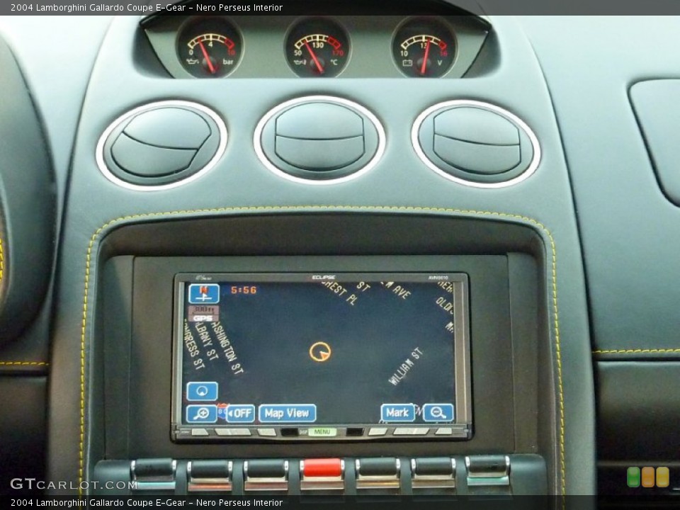Nero Perseus Interior Navigation for the 2004 Lamborghini Gallardo Coupe E-Gear #79899450