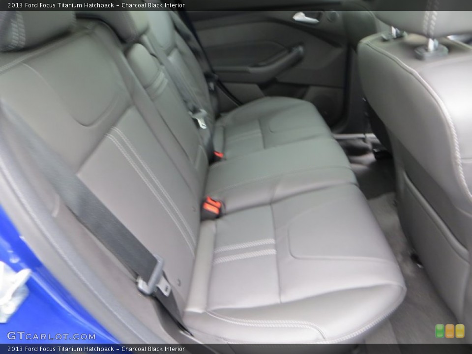 Charcoal Black Interior Rear Seat for the 2013 Ford Focus Titanium Hatchback #79899729