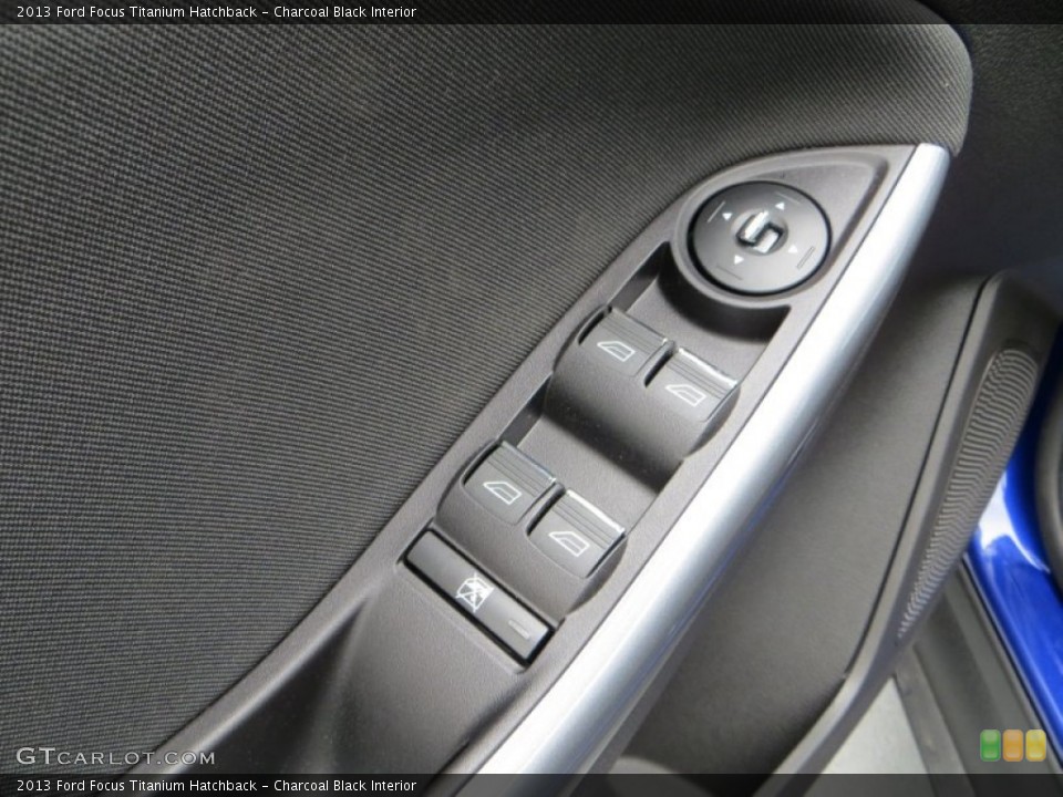 Charcoal Black Interior Controls for the 2013 Ford Focus Titanium Hatchback #79899795