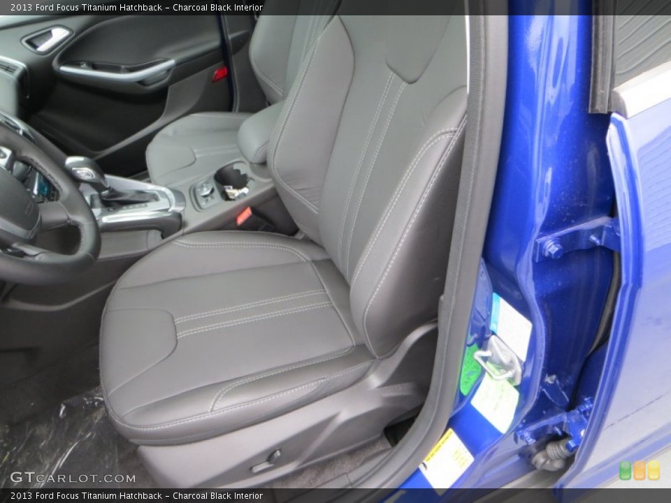 Charcoal Black Interior Front Seat for the 2013 Ford Focus Titanium Hatchback #79899810