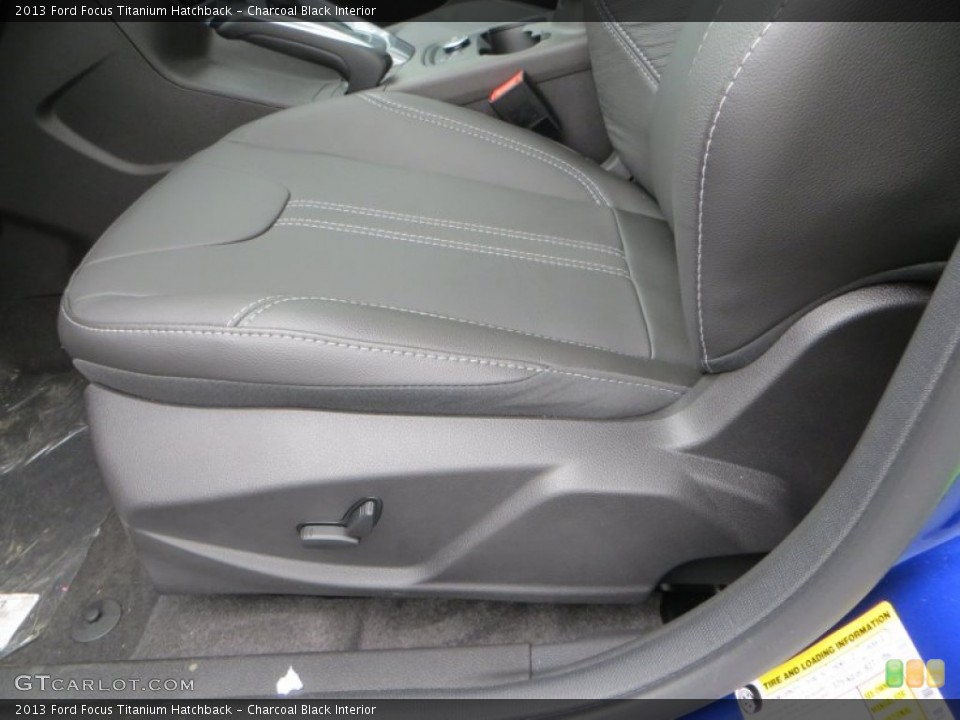 Charcoal Black Interior Front Seat for the 2013 Ford Focus Titanium Hatchback #79899834