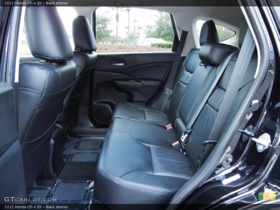 Black Interior Rear Seat for the 2012 Honda CR-V EX #79901124