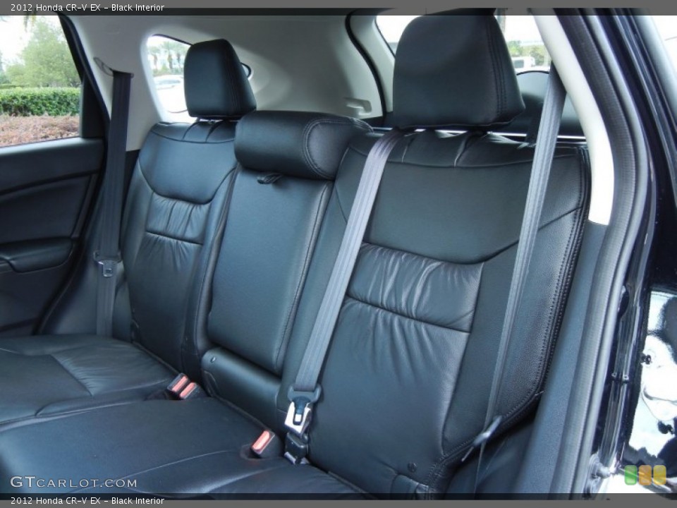 Black Interior Rear Seat for the 2012 Honda CR-V EX #79901143