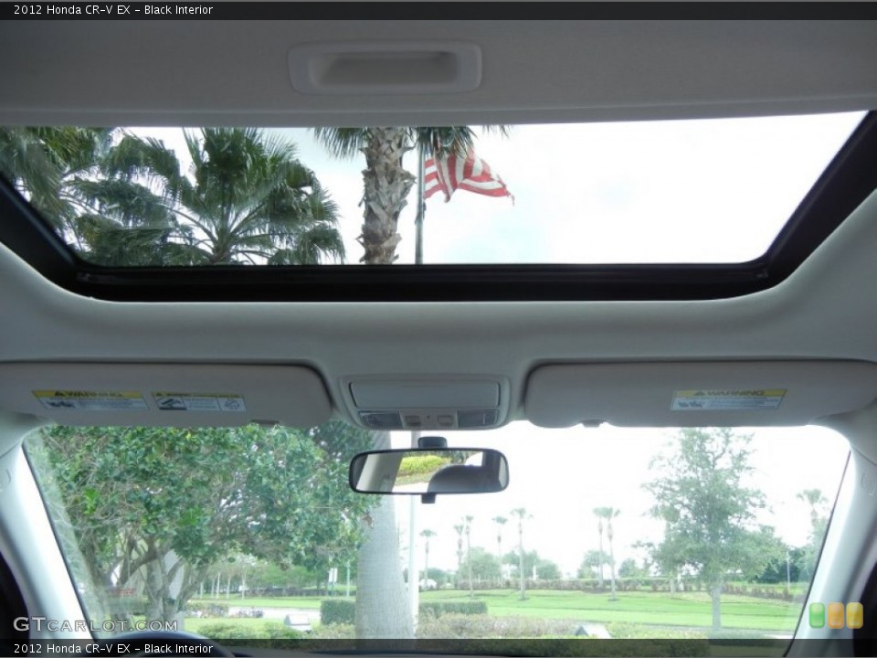 Black Interior Sunroof for the 2012 Honda CR-V EX #79901216