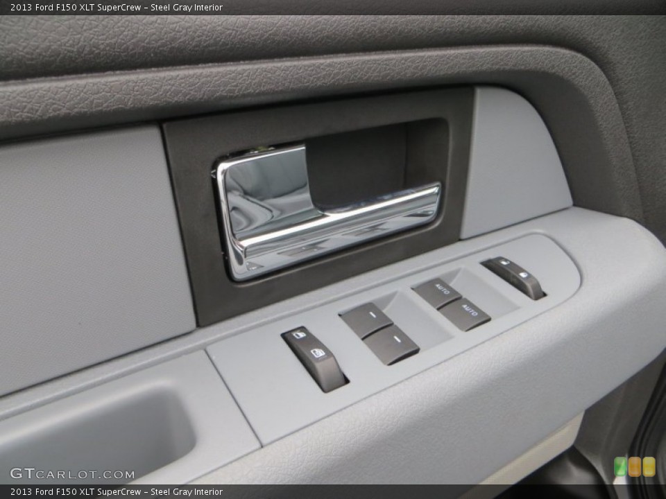 Steel Gray Interior Controls for the 2013 Ford F150 XLT SuperCrew #79901231