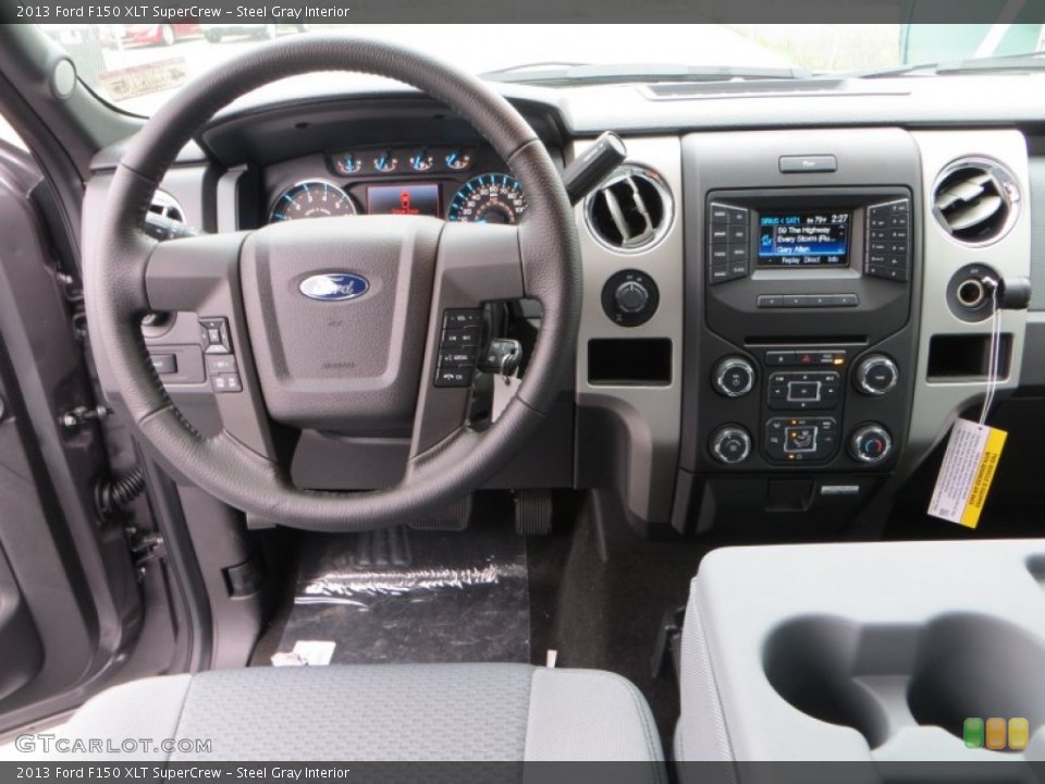 Steel Gray Interior Dashboard for the 2013 Ford F150 XLT SuperCrew #79901290