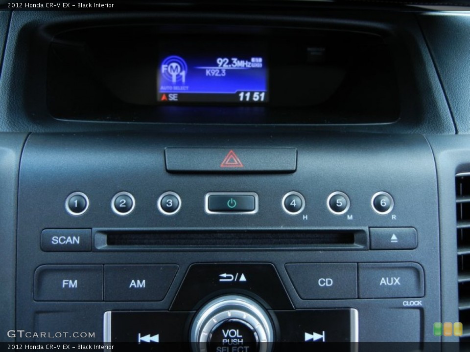 Black Interior Audio System for the 2012 Honda CR-V EX #79901296