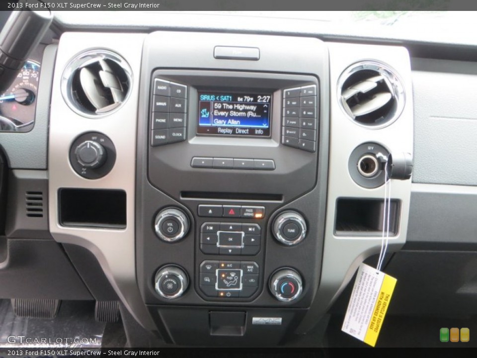 Steel Gray Interior Controls for the 2013 Ford F150 XLT SuperCrew #79901310