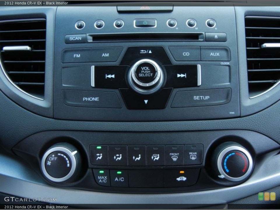 Black Interior Controls for the 2012 Honda CR-V EX #79901319