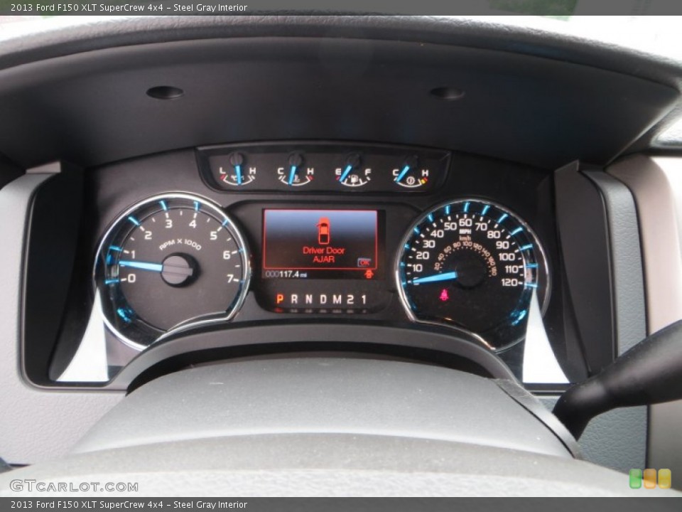 Steel Gray Interior Gauges for the 2013 Ford F150 XLT SuperCrew 4x4 #79902860