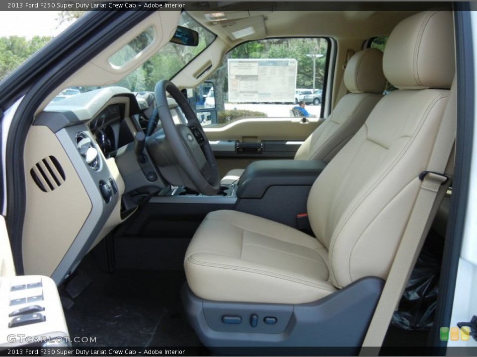 Adobe Interior Photo for the 2013 Ford F250 Super Duty Lariat Crew Cab #79902932