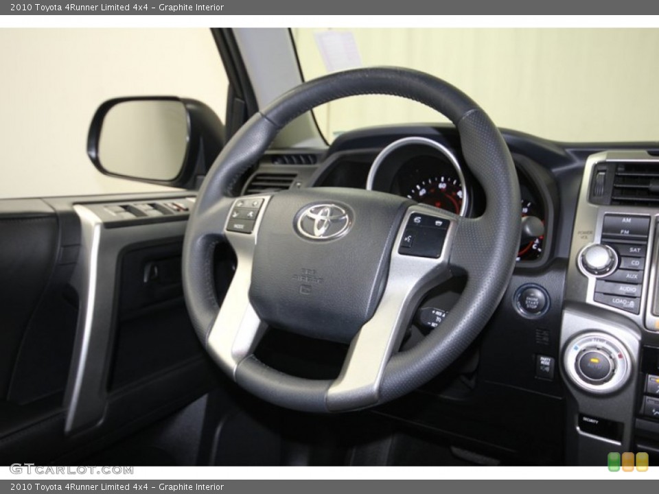Graphite Interior Steering Wheel for the 2010 Toyota 4Runner Limited 4x4 #79903948