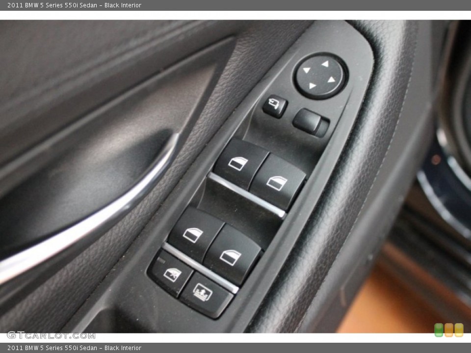Black Interior Controls for the 2011 BMW 5 Series 550i Sedan #79906784