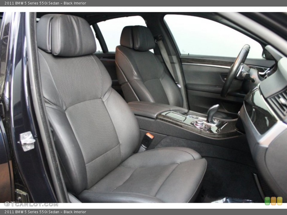 Black Interior Photo for the 2011 BMW 5 Series 550i Sedan #79906866