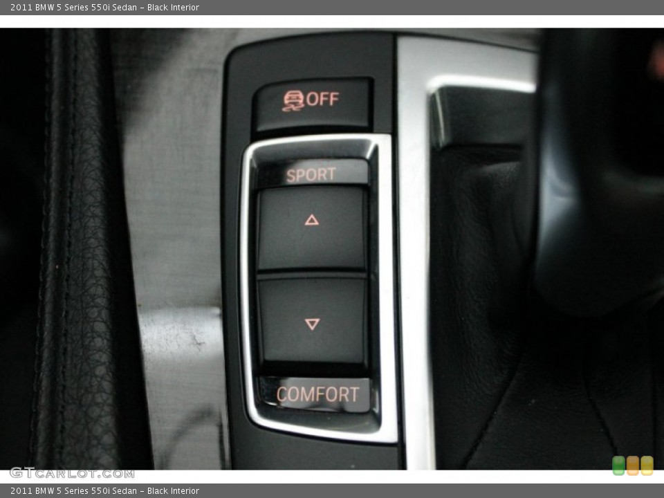 Black Interior Controls for the 2011 BMW 5 Series 550i Sedan #79906940
