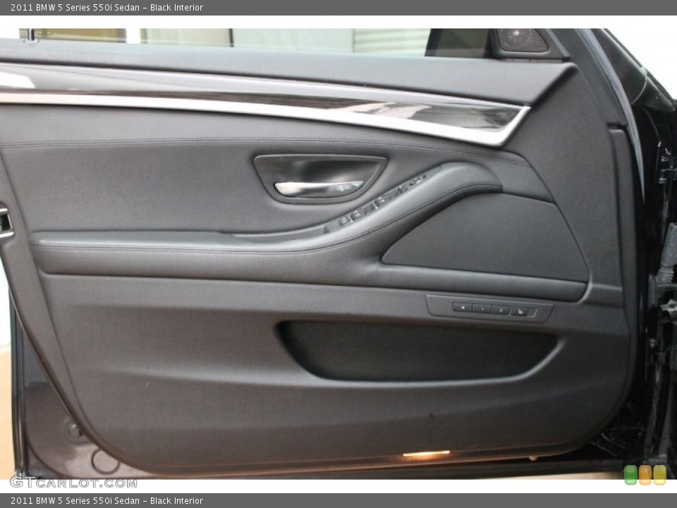 Black Interior Door Panel for the 2011 BMW 5 Series 550i Sedan #79906998