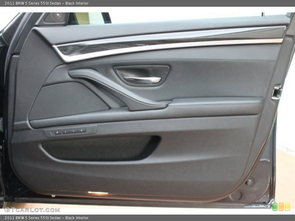 Black Interior Door Panel for the 2011 BMW 5 Series 550i Sedan #79907014