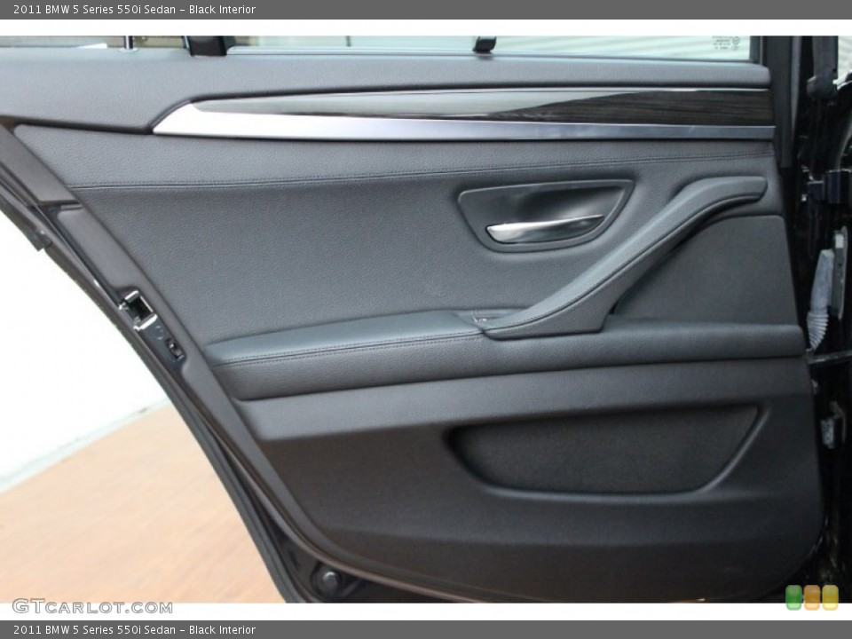 Black Interior Door Panel for the 2011 BMW 5 Series 550i Sedan #79907034
