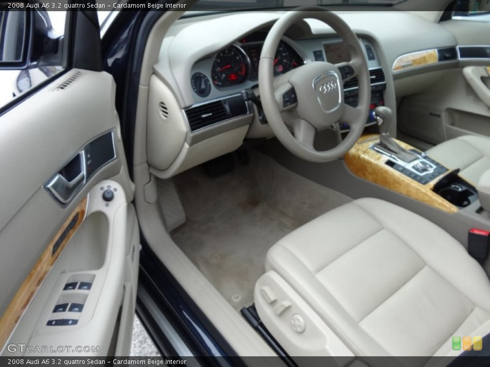 Cardamom Beige Interior Photo for the 2008 Audi A6 3.2 quattro Sedan #79908918