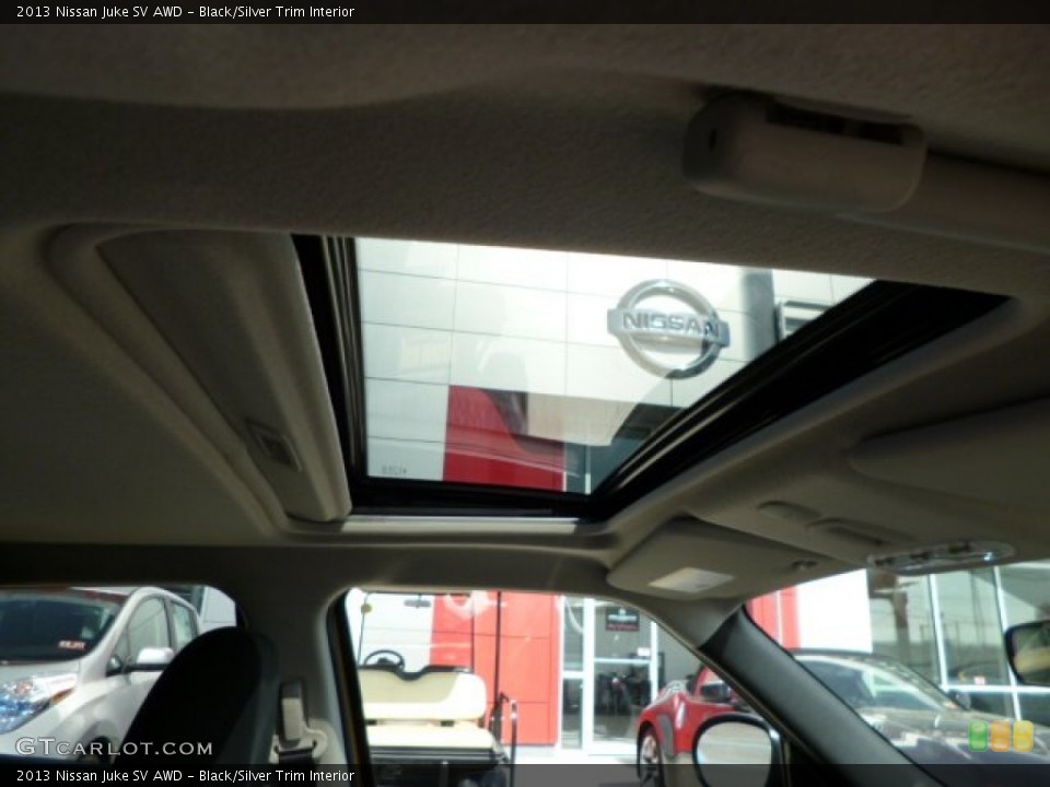 Black/Silver Trim Interior Sunroof for the 2013 Nissan Juke SV AWD #79909008