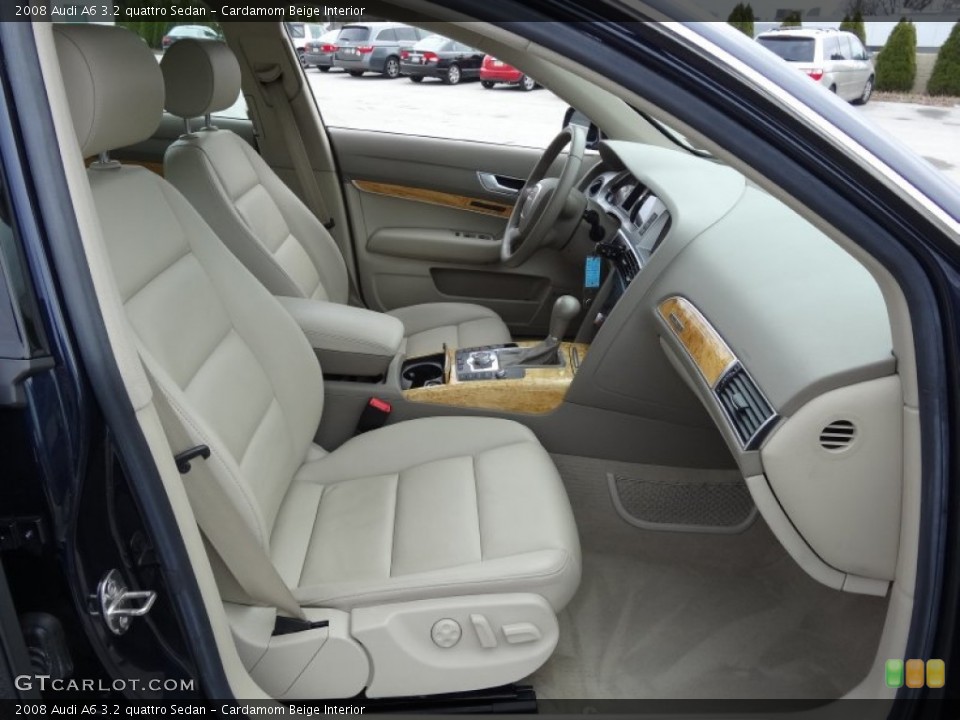 Cardamom Beige Interior Front Seat for the 2008 Audi A6 3.2 quattro Sedan #79909047