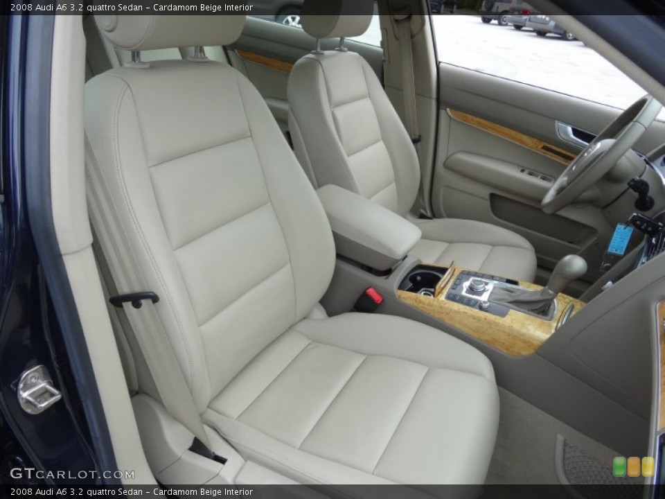 Cardamom Beige Interior Front Seat for the 2008 Audi A6 3.2 quattro Sedan #79909070