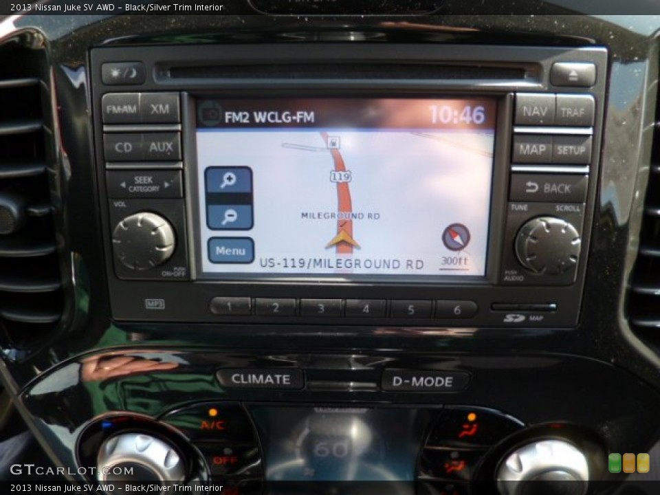 Black/Silver Trim Interior Navigation for the 2013 Nissan Juke SV AWD #79909167