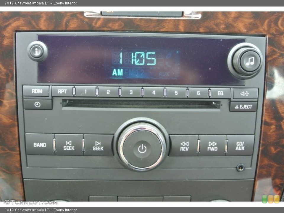 Ebony Interior Audio System for the 2012 Chevrolet Impala LT #79912228