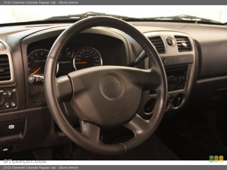 Ebony Interior Steering Wheel for the 2010 Chevrolet Colorado Regular Cab #79919423