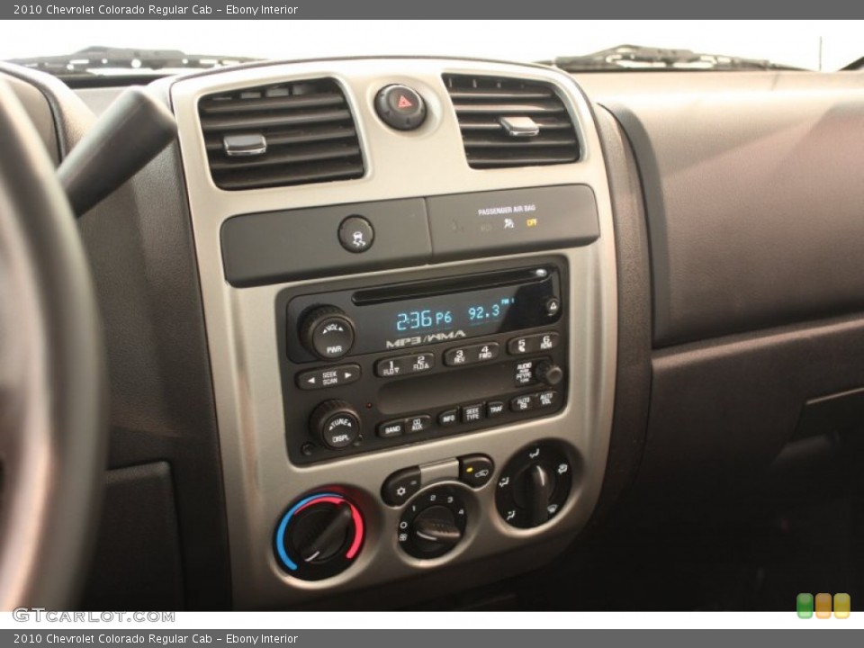 Ebony Interior Controls for the 2010 Chevrolet Colorado Regular Cab #79919468