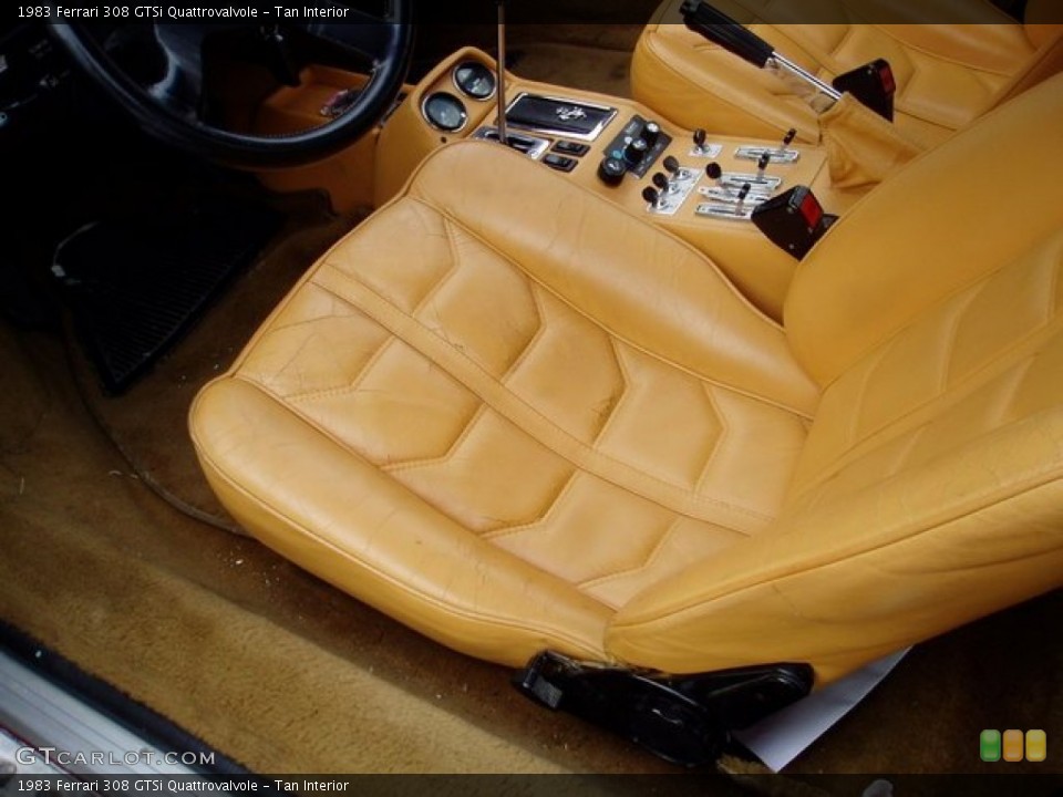 Tan Interior Front Seat for the 1983 Ferrari 308 GTSi Quattrovalvole #79928866