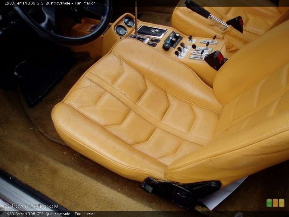 Tan 1983 Ferrari 308 Interiors