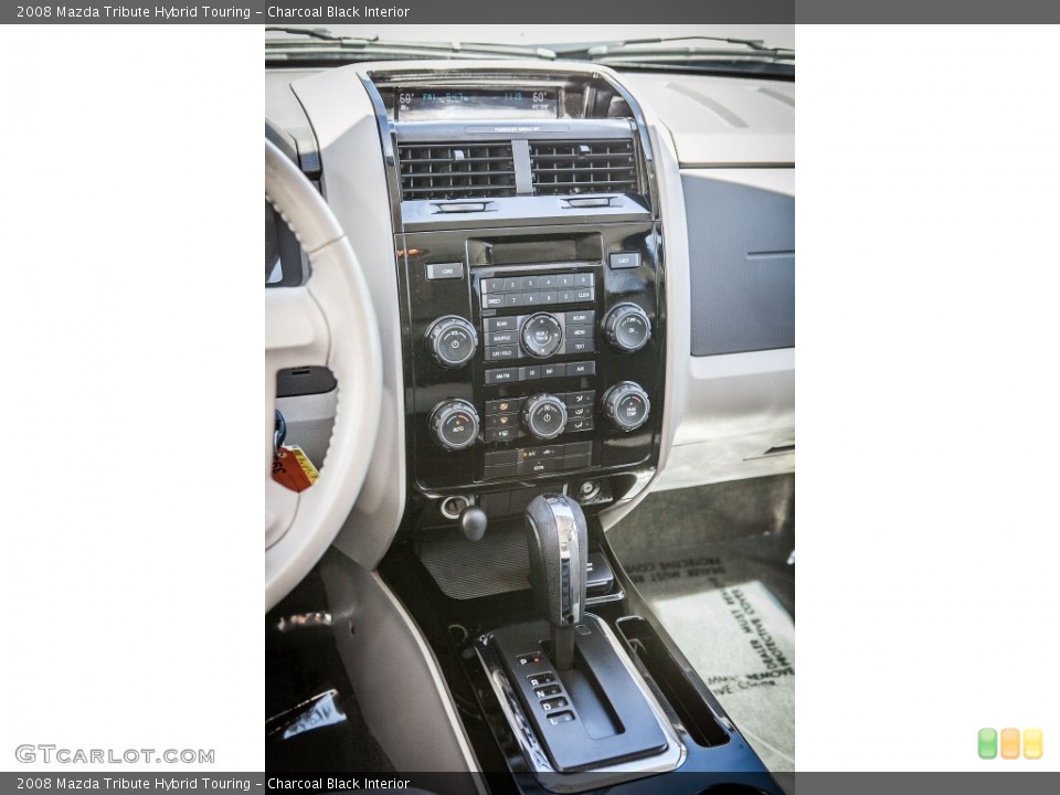 Charcoal Black Interior Controls for the 2008 Mazda Tribute Hybrid Touring #79929750