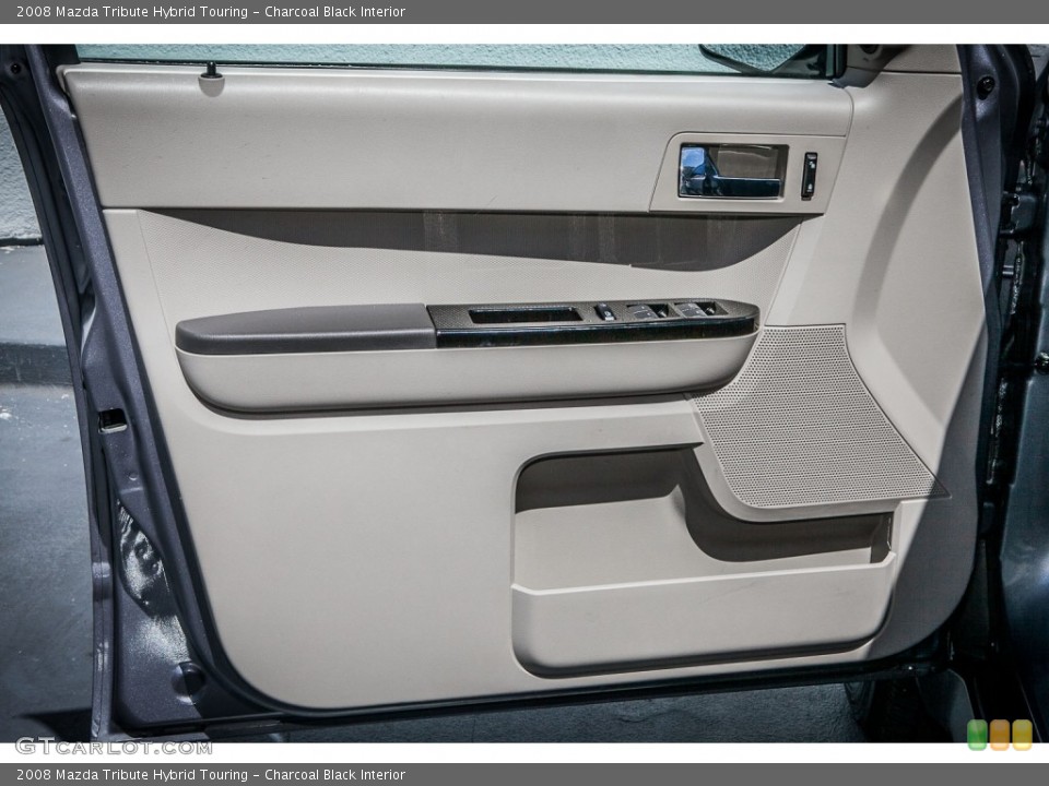 Charcoal Black Interior Door Panel for the 2008 Mazda Tribute Hybrid Touring #79930014