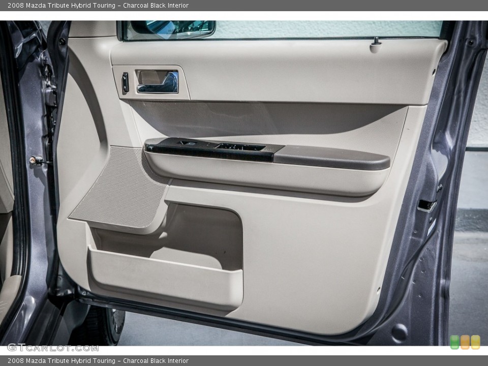 Charcoal Black Interior Door Panel for the 2008 Mazda Tribute Hybrid Touring #79930122