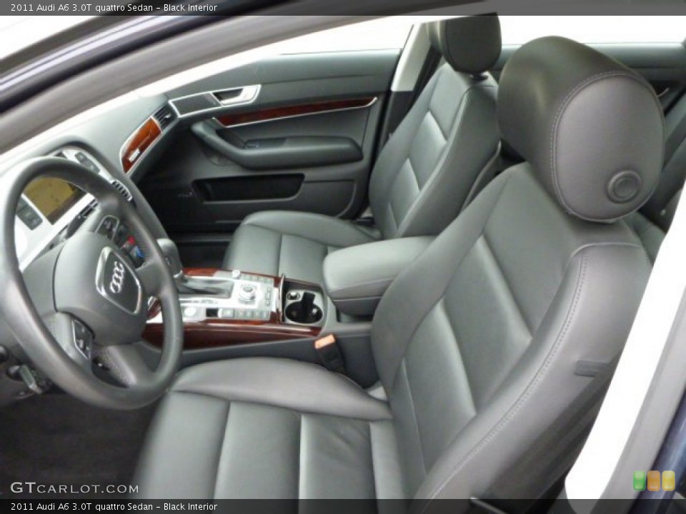 Black Interior Photo for the 2011 Audi A6 3.0T quattro Sedan #79930585
