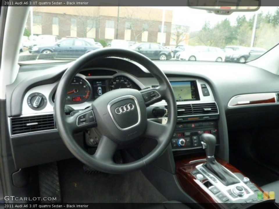 Black Interior Dashboard for the 2011 Audi A6 3.0T quattro Sedan #79930609