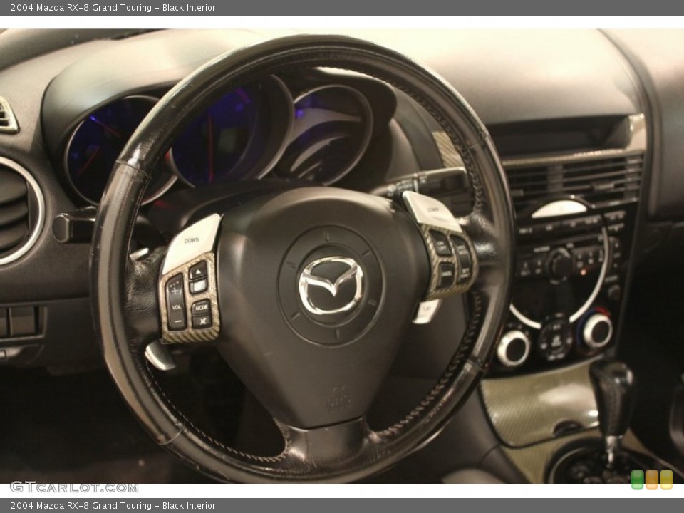 Black Interior Steering Wheel for the 2004 Mazda RX-8 Grand Touring #79931455